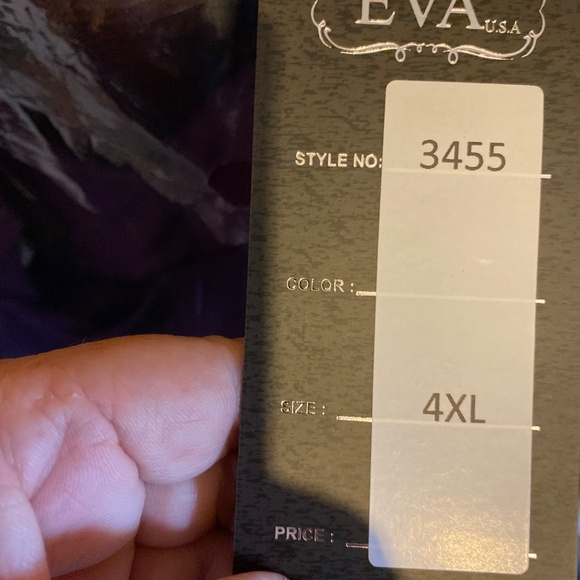 4XL Formal Pantsuit NWT in Plum - Picture 6 of 6